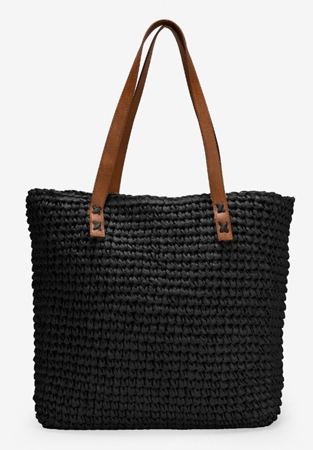 Cierre de Cremallera BOSANOVA Bolso Negro en Canvas para Mujer